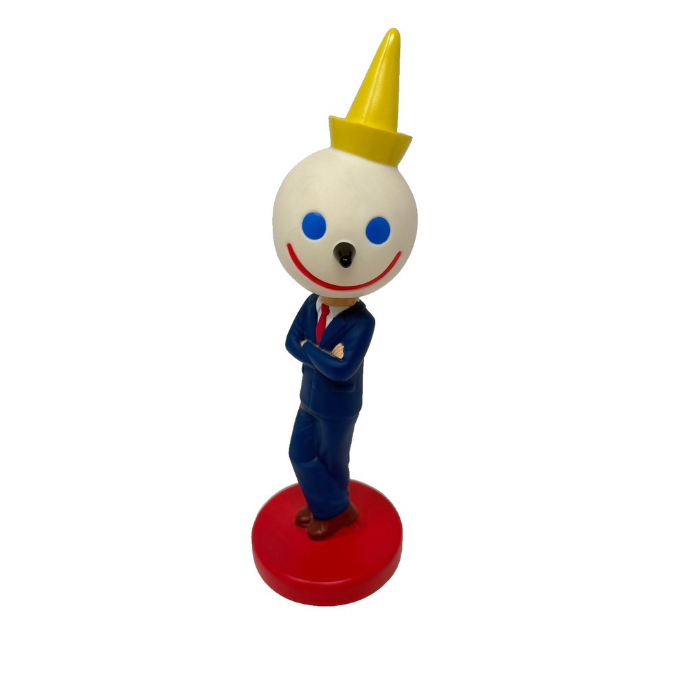 Lot of 2 2003 Jack in the Box CEO Bobbleheads 8.5" Restaurant Promo Figures - Picture 3 of 5